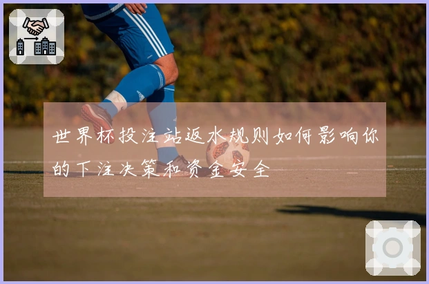 世界杯投注站返水规则如何影响你的下注决策和资金安全