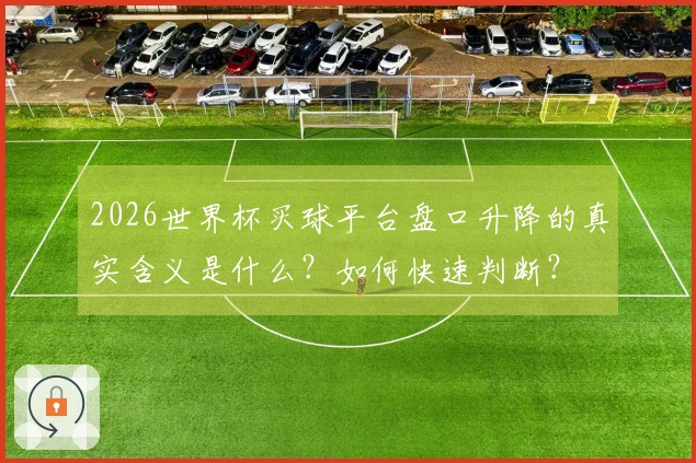 2026世界杯买球平台盘口升降的真实含义是什么？如何快速判断？