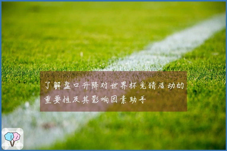 了解盘口升降对世界杯竞猜活动的重要性及其影响因素助手
